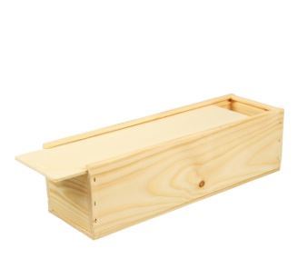 Houten wijnkist voor 1 fles